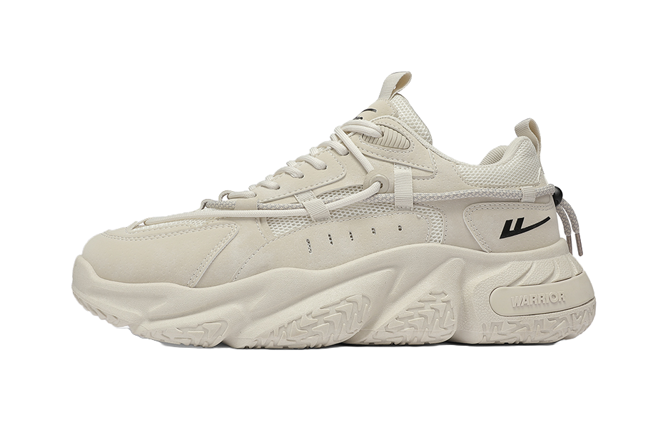 Warrior Warrior Anti-Slip Wear-Resistant Breathable Lightweight Height Increasing Warm Low-Top Chunky Sneakers Unisex 