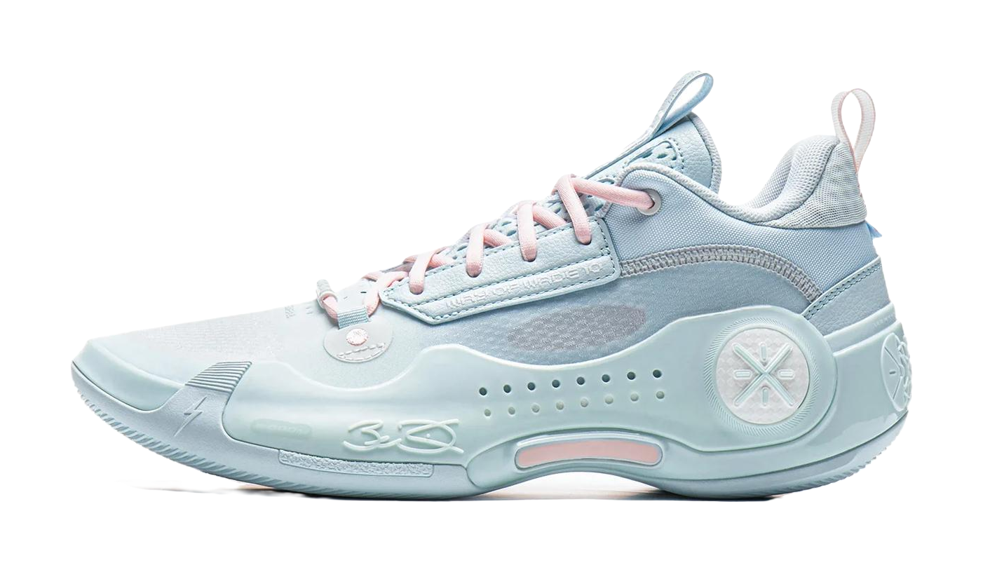 Li-Ning Way of Wade 10 WOW10 Low "Ice Blood" - Basketball Shoes Men Gray Pink  VJSNEAKER
