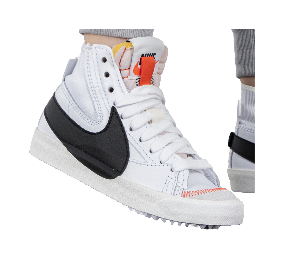 Nike Womens Blazer Mid 77 Jumbo White Black  vjsneaker.com
