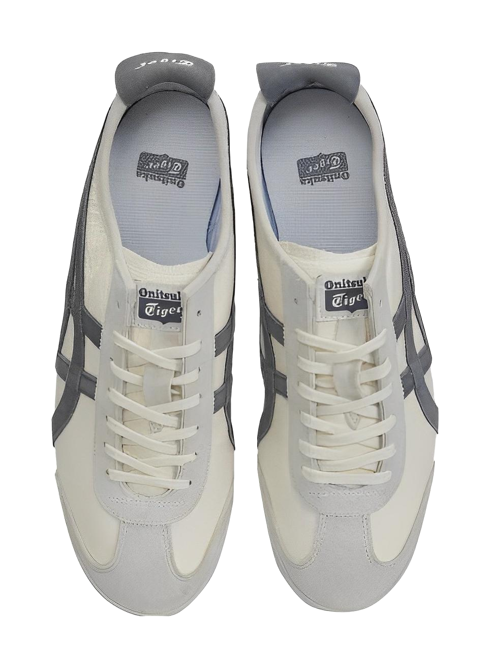 Onitsuka Tiger Mexico 66 Shoes Cream Grey  vjsneaker.com