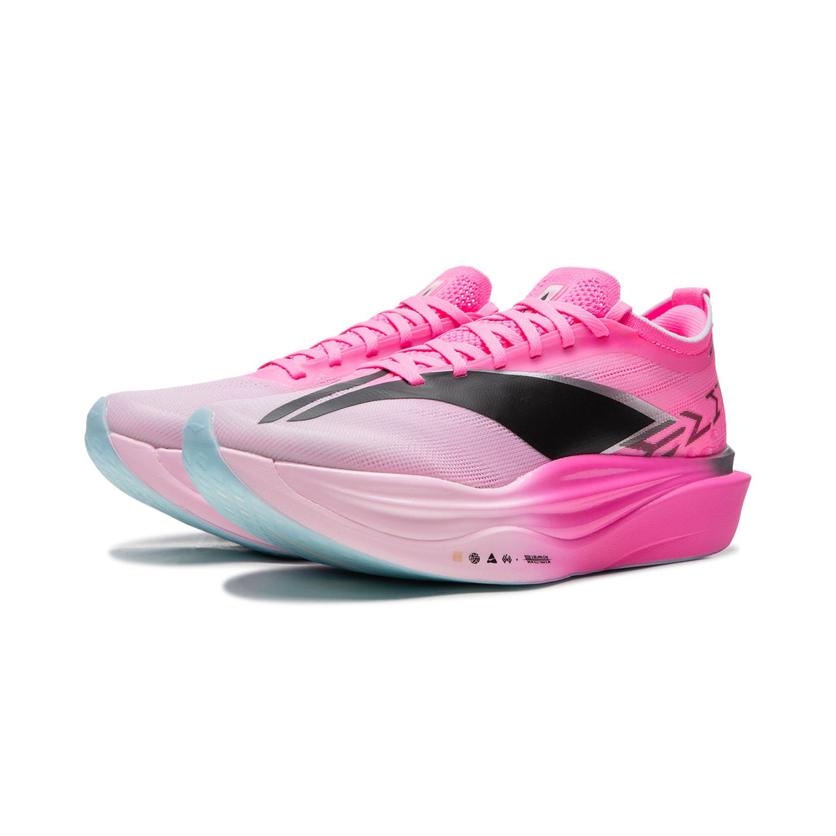 Li Ning Feidian 6 ELITE Cushioning Slip Resistant Abrasion Resistant Rebound Low top Carbon Plate Running Shoes Unisex