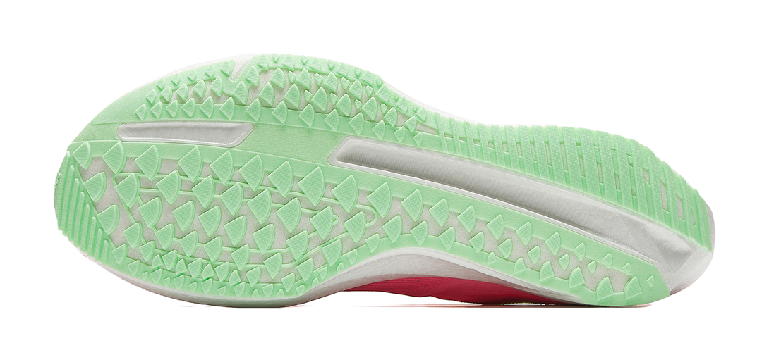 Anta Cushioning And Breathable Low top Carbon Plate Casual Running Shoes Men's Fluorescent Cold Peach Pink, Ivory White 