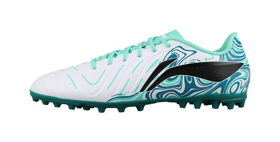 Li-Ning Jin 2 "White Green" YSFV005-3 - Entry-Level Multi-Ground Soccer Shoe Unisex