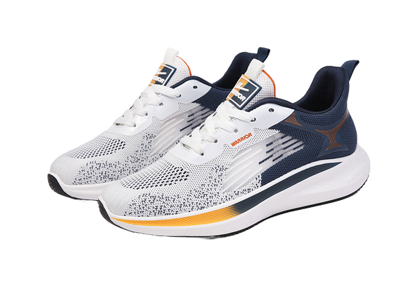 Warrior Sports Casual Shoes Men's White/Dark Blue/Orange 