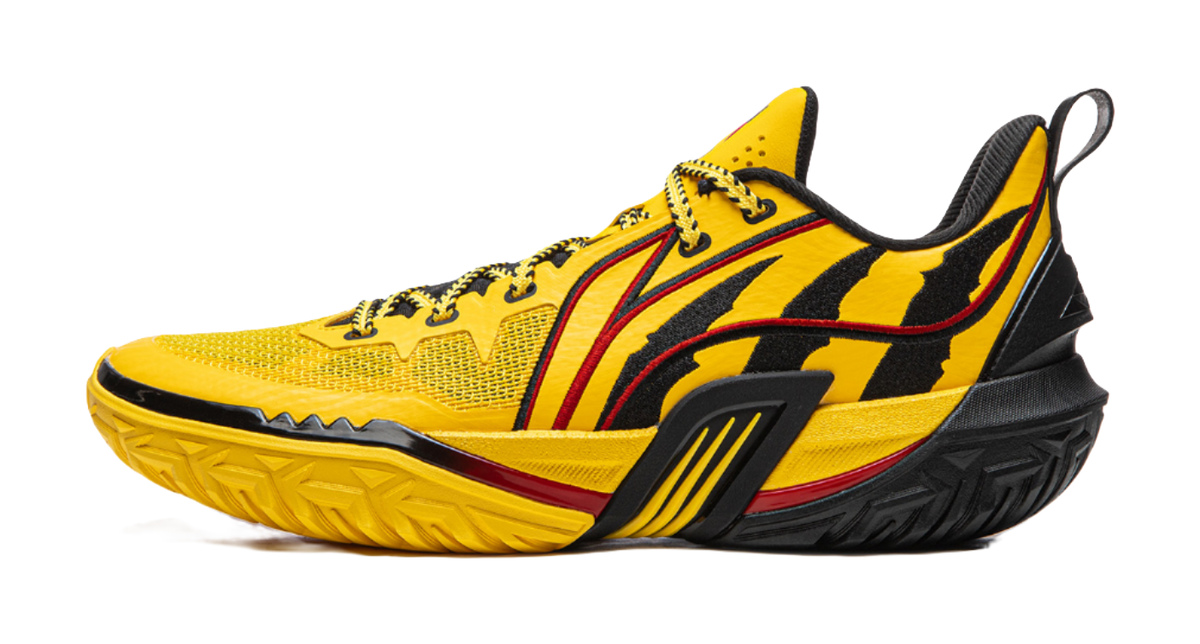 Li Ning Cushioning Slip Resistant Abrasion Resistant Breathable Rebound Anti Twist Grip Low top  vjsneaker.com