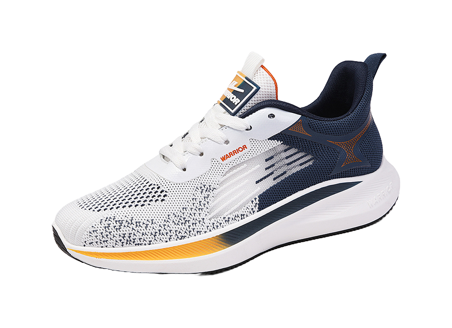 Warrior Sports Casual Shoes Men's White/Dark Blue/Orange 