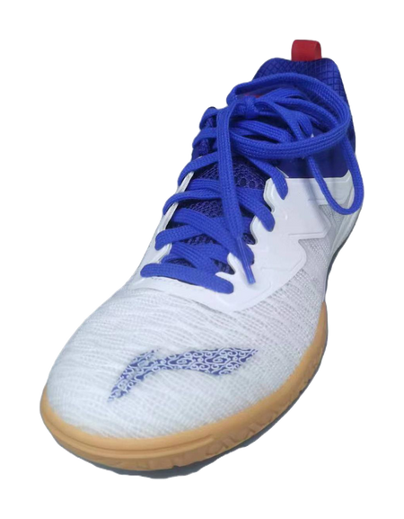 Li-Ning Qilin 2.0 PE "Kirin" APPU007-1 - Table Tennis Shoe Unisex Standard White/Shadow Purple Blue