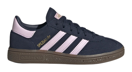 Adidas Originals HANDBALL SPEZIAL Low top Kids Skateboarding Shoes Midnight Indigo/Pink Children Aged 3 7 Years Old  VJSNEAKER