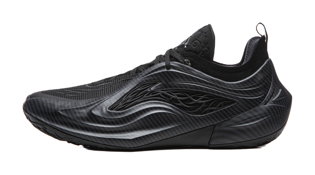 LiNing JB4 Cushioning Slip Resistant Abrasion Resistant Breathable Rebound Grip Low top Basketball Shoes Mens Black  VJSNEAKER