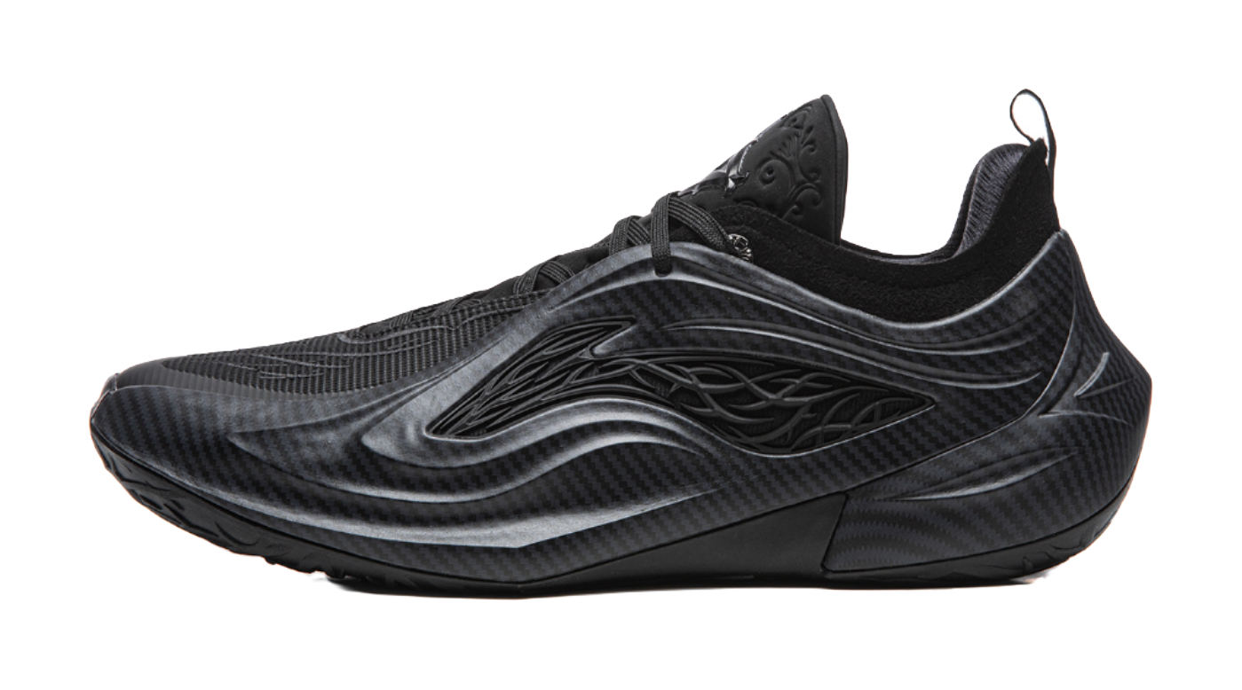 LiNing JB4 Cushioning Slip Resistant Abrasion Resistant Breathable Rebound Grip Low top Basketball Shoes Mens Black  VJSNEAKER