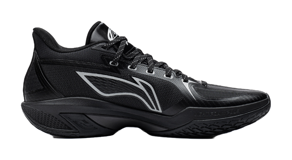 Li Ning Basketball Shoes Mens Low Top Black
