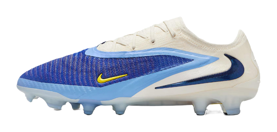 Nike Abrasion Resistant Soccer Shoes Mens White Blue  vjsneaker.com