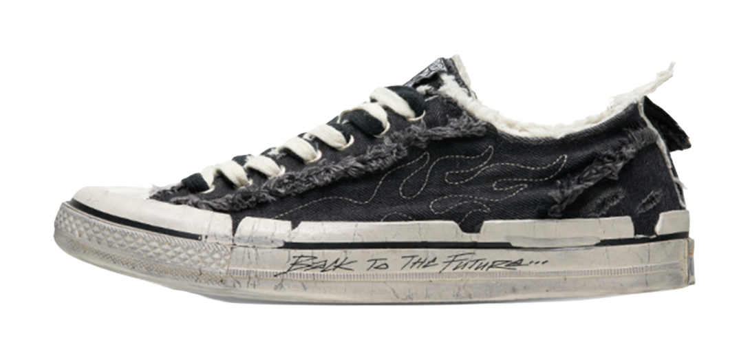 VESSEL Low top Canvas Shoes Unisex Black 