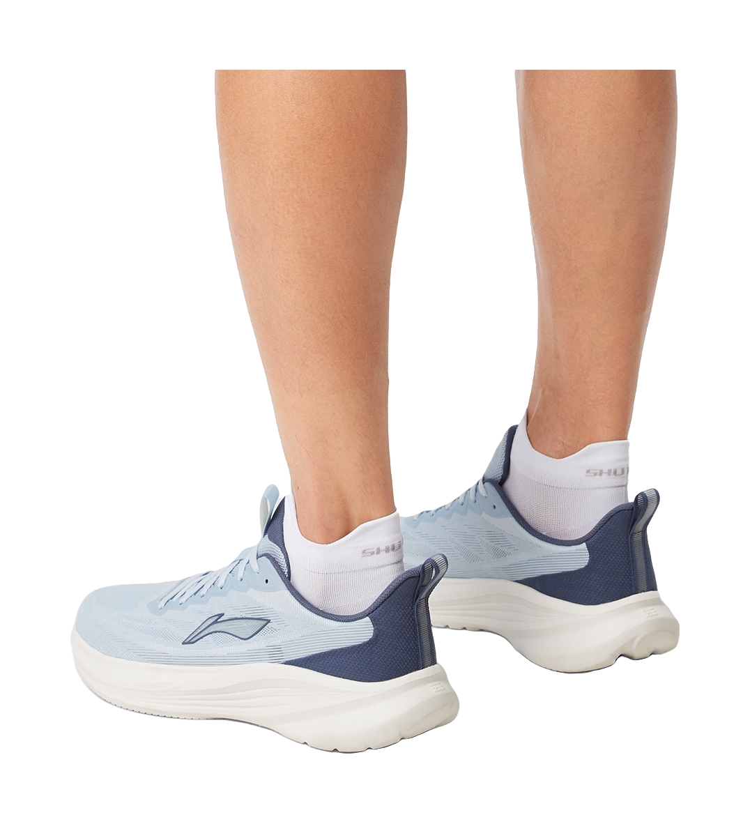 LiNing Light Breeze Low Top Casual Running Shoes Men's Blue 