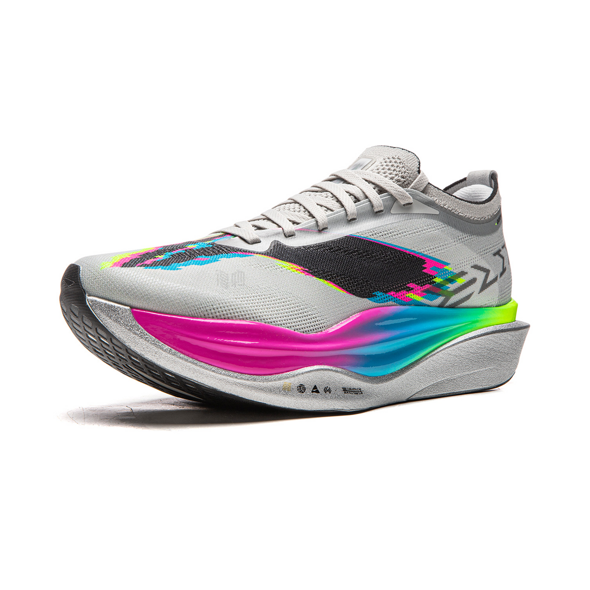 Li Ning Feidian 6 ELITE Cushioning Slip Resistant Abrasion Resistant Rebound Low top Carbon Plate Running Shoes Unisex