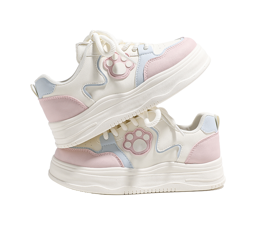 HUANQIU Anti Slip And Wear Resistant Height Increasing Low Top Skateboard Shoes Women's 