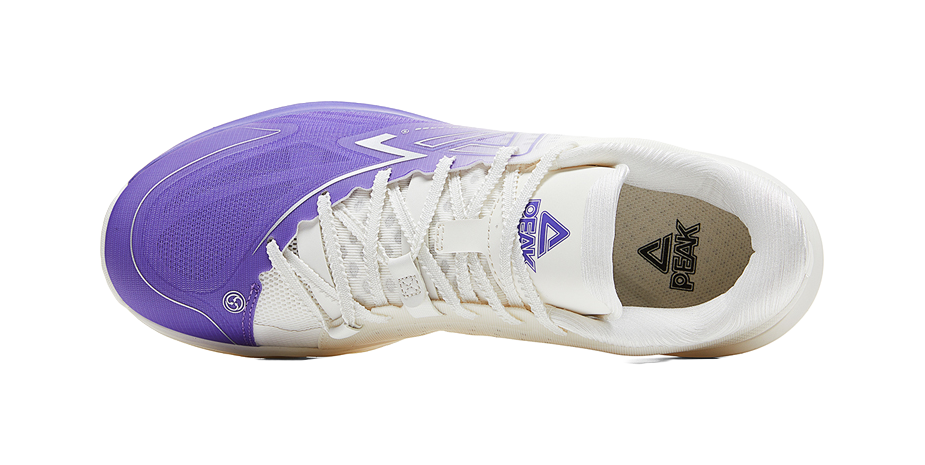 PEAK TaiChi Qing Ling Light Spirit 4.0 "Awakening Purple" DA2630041 - Basketball Shoe Unisex Ivory White Purple