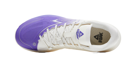 PEAK TaiChi Qing Ling Light Spirit 4.0 "Awakening Purple" DA2630041 - Basketball Shoe Unisex Ivory White Purple