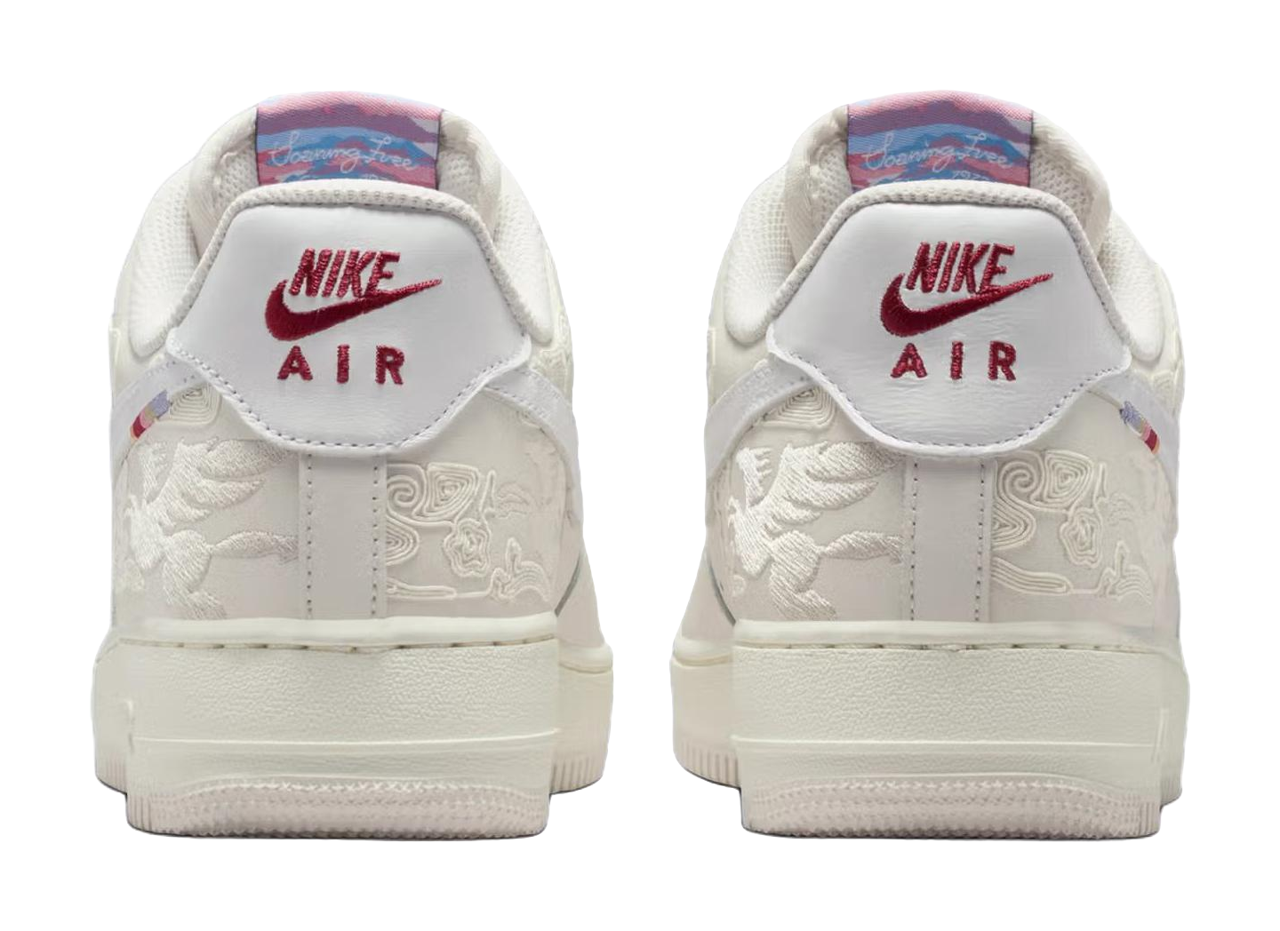 Nike Air Force 1 Breathable Low top Skateboard Shoes Mens White  vjsneaker.com