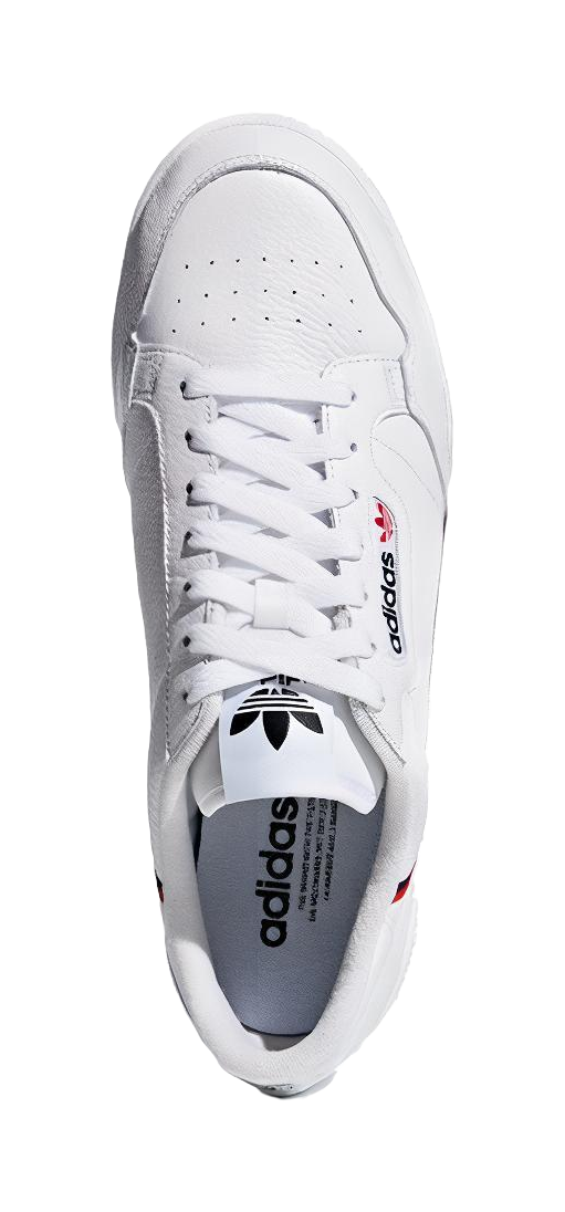 Adidas Continental 80 White Navy Scarlet  vjsneaker.com