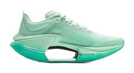 LiNing Shadow 3 ESSENTIAL Cushioning Breathable Support Lightweight Rebound Low top Running Shoes Mens Aqua Green  VJsneaker