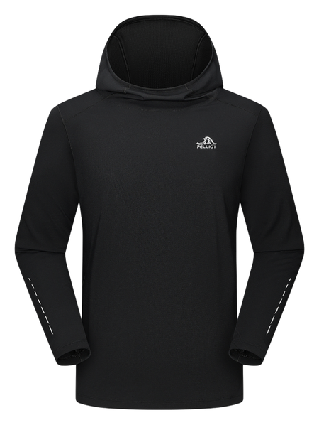 Boxi and PELLIOT City Outdoor Fast Drying Breathable Comfortable Antibacterial Running Fitness Clothing Sweat Absorbing and Moisture wicking Sports Top Bottom Versatile Long Sleeve Sweatshirt T-shirt for Men's Daily Commuting  vjsneaker.com