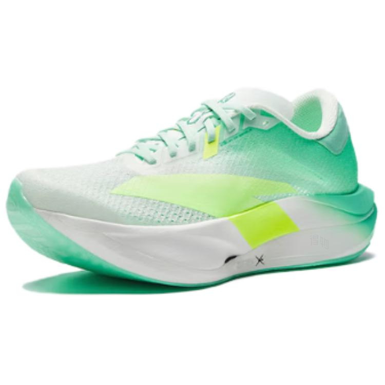 Anta C202 7.0 Low top Carbon Plate Racing Running Shoes Mens Papyrus White Thousand Mountain Green Neon Yellow  vjsneaker.com