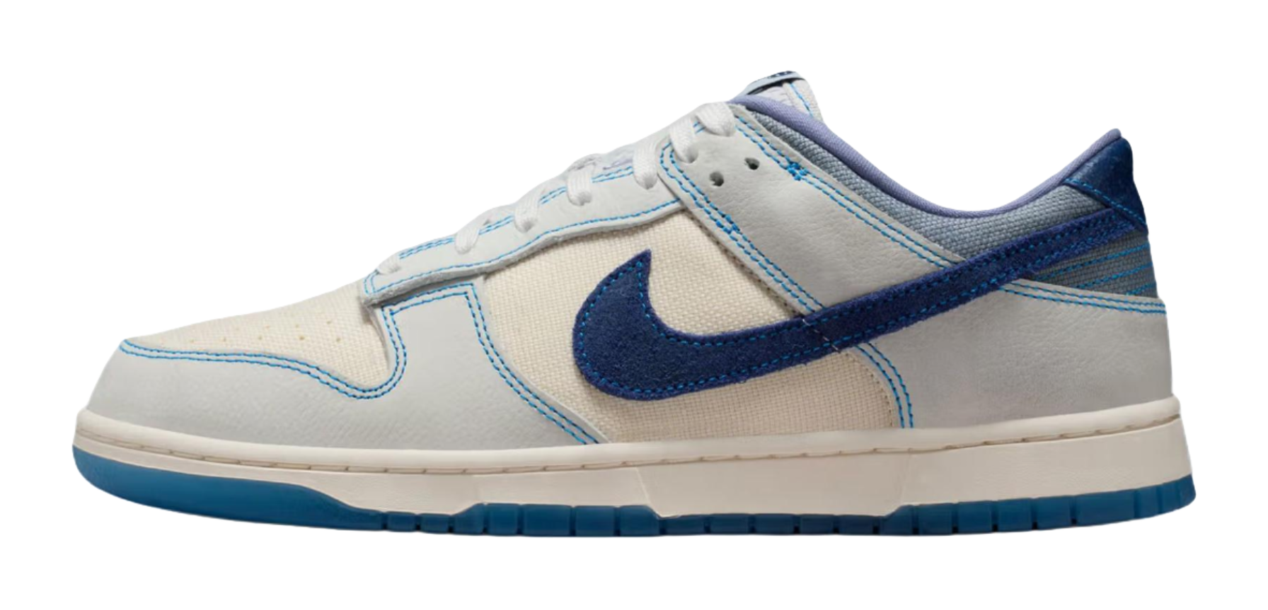 Nike Dunk Low top Skateboard Shoes Unisex White Blue  vjsneaker.com