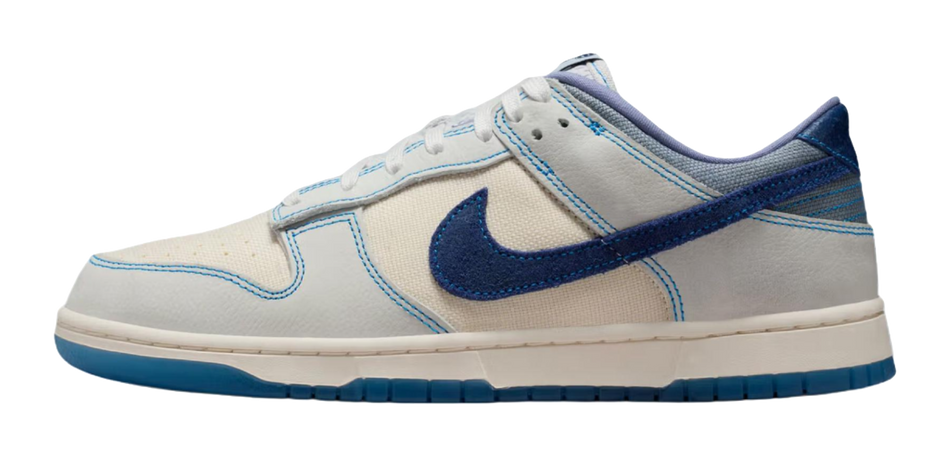 Nike Dunk Low top Skateboard Shoes Unisex White Blue  vjsneaker.com