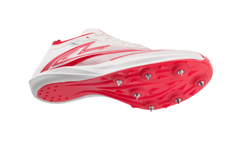 Sonic Cat Cushioning Abrasion Resistant Breathable Low top Full Length Carbon Plate Running Shoes Unisex White Red 