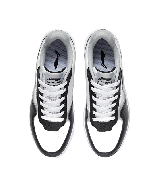 LINING Duda Skateboard Shoes Men's Low top Black/Standard White 