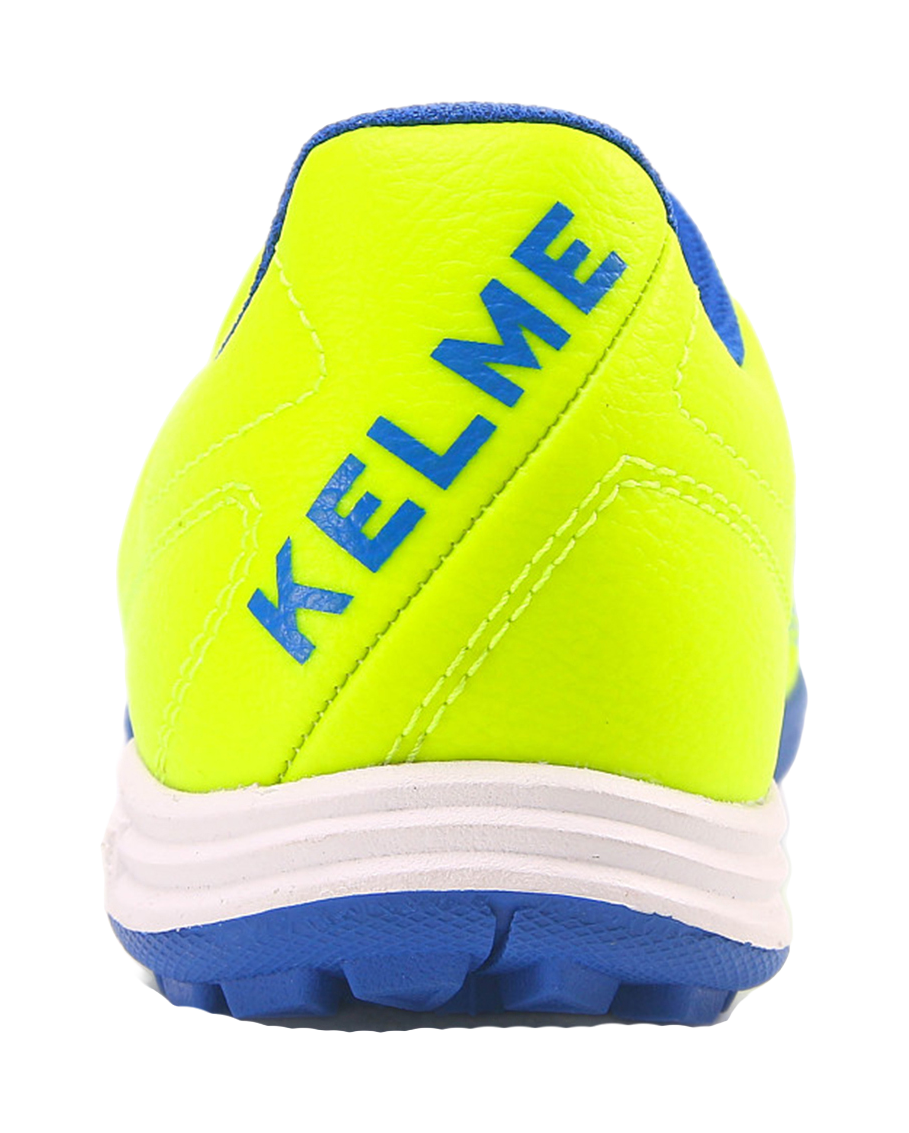 Kelme "Fluorescent Yellow Sapphire Blue" 871701 - TF Training Soccer Shoes Unisex Fluorescent Yellow Sapphire Blue