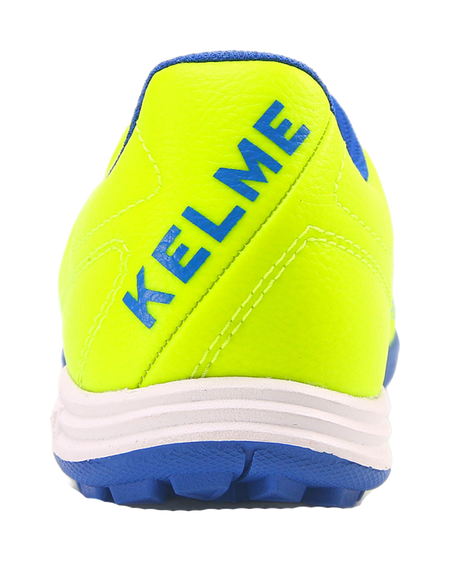 Kelme "Fluorescent Yellow Sapphire Blue" 871701 - TF Training Soccer Shoes Unisex Fluorescent Yellow Sapphire Blue