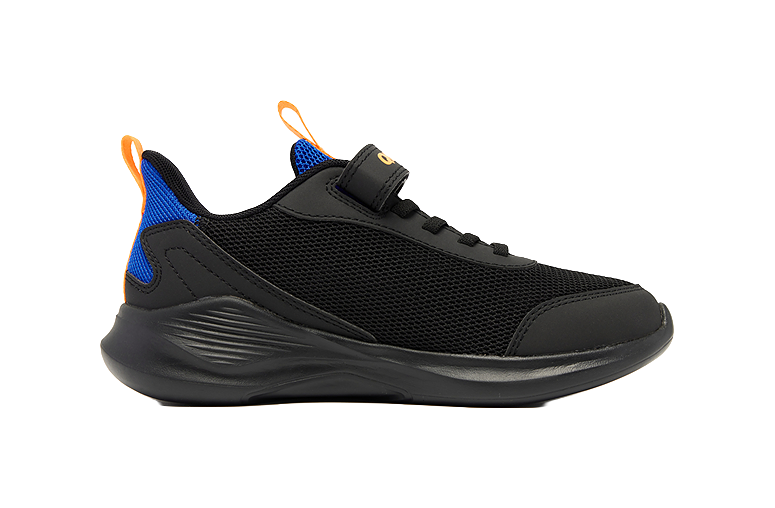 QIAODAN Kids' Running Shoes Black/Dazzling Blue Kids' 