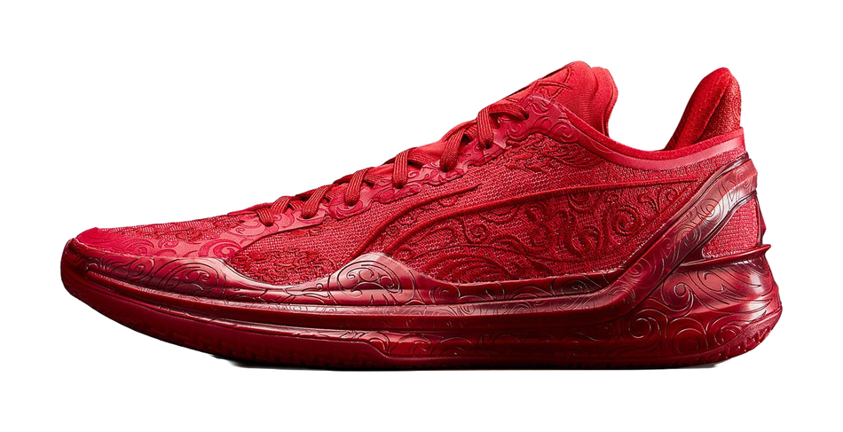 Li Ning Blade 4 V2 Basketball Shoes Unisex Low top Samba Red  VJSNEAKER