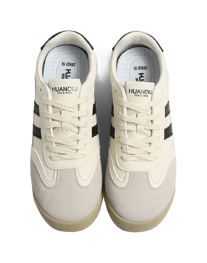 HUANQIU Slip Resistant Cushioning Abrasion Resistant Breathable Low top Skateboard Shoes Men's 