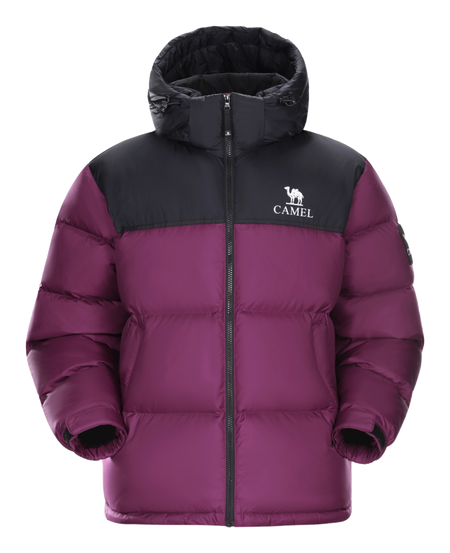 CAMEL Warm Fleece Collection Down Jacket Unisex  vjsneaker.com