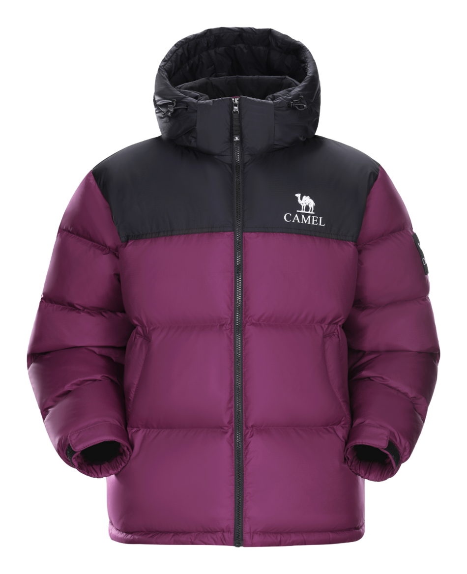 CAMEL Warm Fleece Collection Down Jacket Unisex  vjsneaker.com