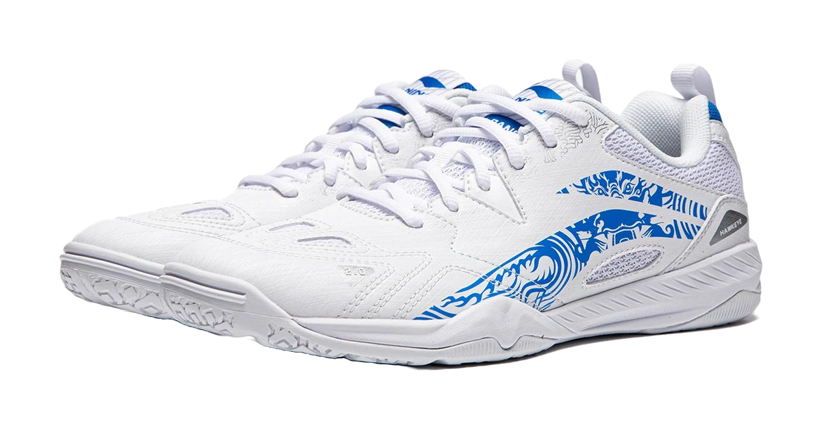 Li-Ning Eagle Eye 2.0 "White/Blue" APPU025-7 - Table Tennis Shoe Unisex White