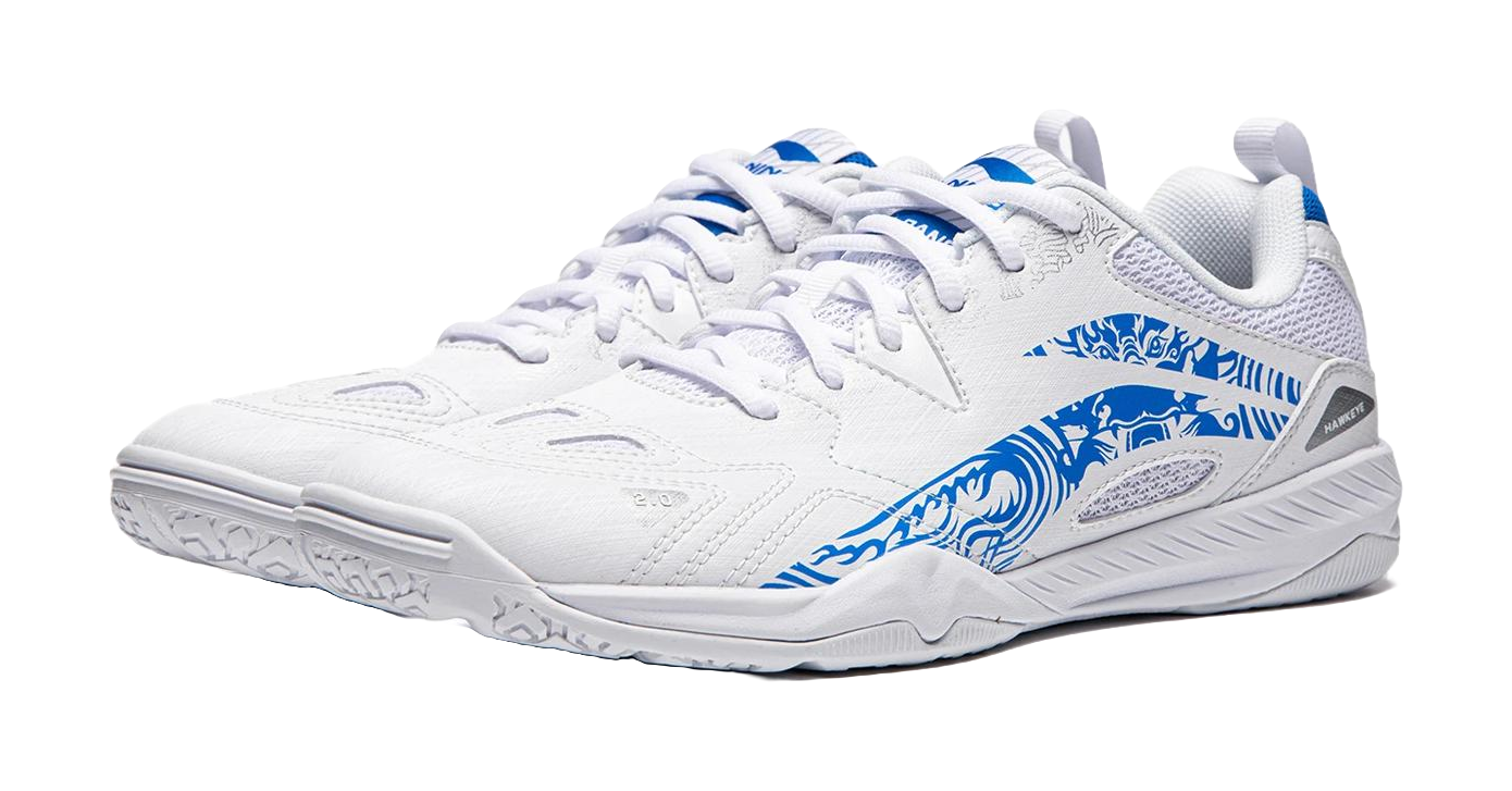Li-Ning Eagle Eye 2.0 "White/Blue" APPU025-7 - Table Tennis Shoe Unisex White