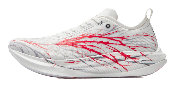 ANTA Mario 2 Running Shoes Men's Low top Papyrus White, Flame Red 