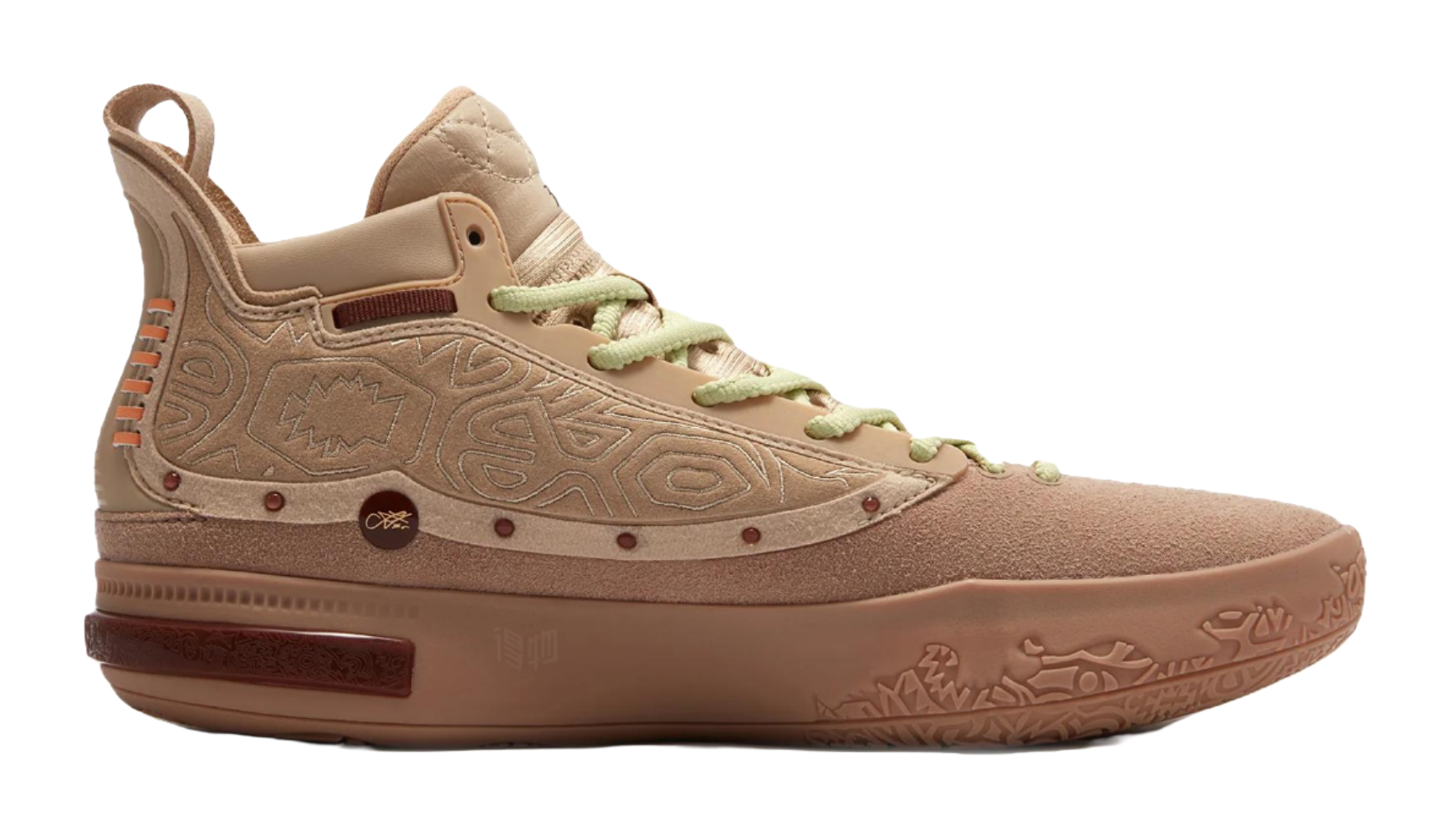 361° Joker 1 GT Cushioning, Wear Resistant High top Basketball Shoes Mens Umber  vjsneaker.com