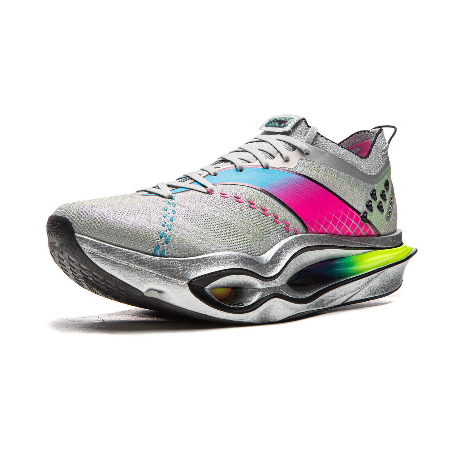 Li Ning Feidian 6 ULTRA Cushioning Slip Resistant Abrasion Resistant Low top Carbon Plate Running Shoes Unisex