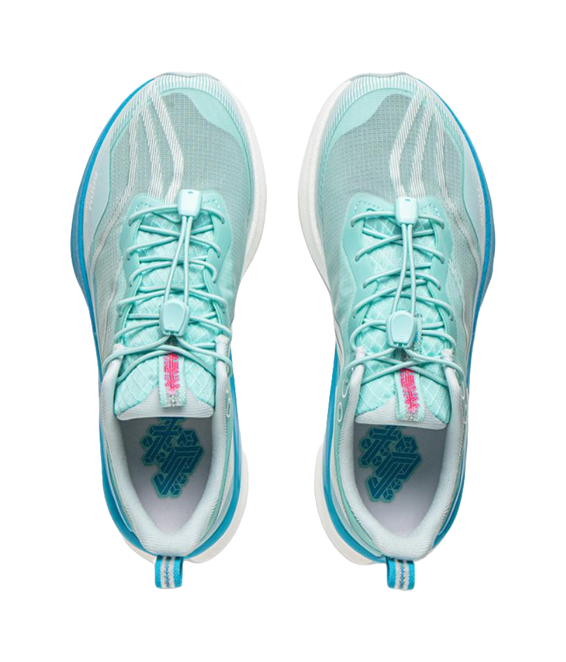 LINING YOUNG Red Hare 8 PRO Cushioning, Rebound, Breathable, Support Low Top Kids' Running Shoes Blue White Teenagers 