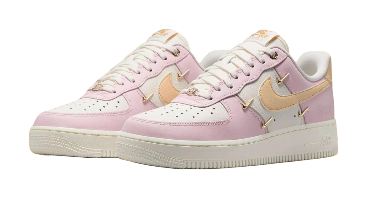 Nike Air Force 1 Low 07 Lx Pink Foam Mini Swoosh Womens  vjsneaker.com