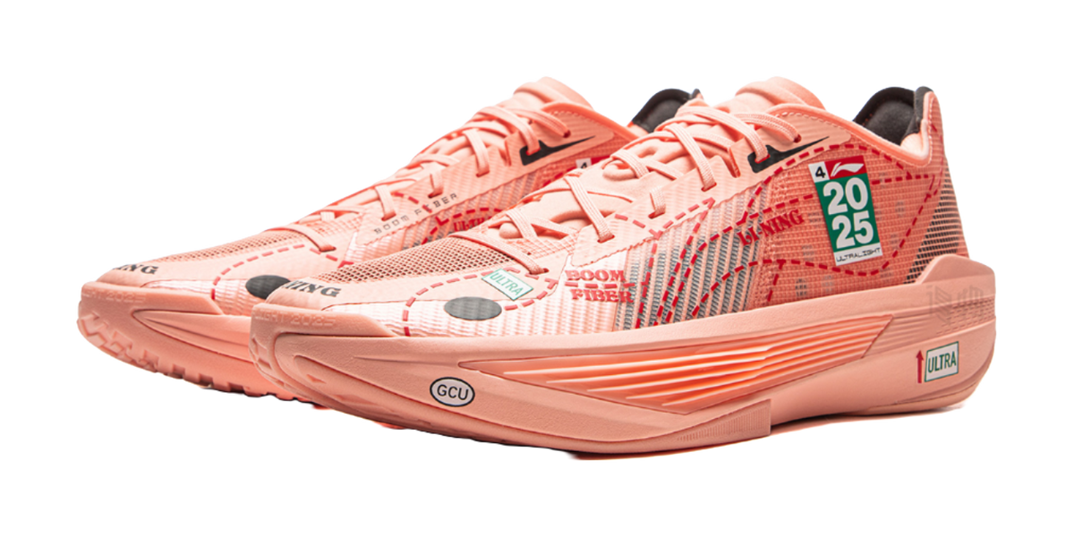 Li Ning ULTRALIGHT Basketball Shoes Mens Low top Immortal Peach Pink  VJSNEAKER
