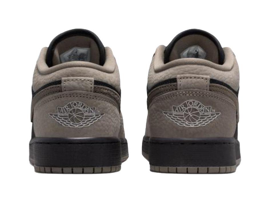 Jordan Air Jordan 1 Low top Childrens Basketball Shoes Brown Black Unisex  vjsneaker.com