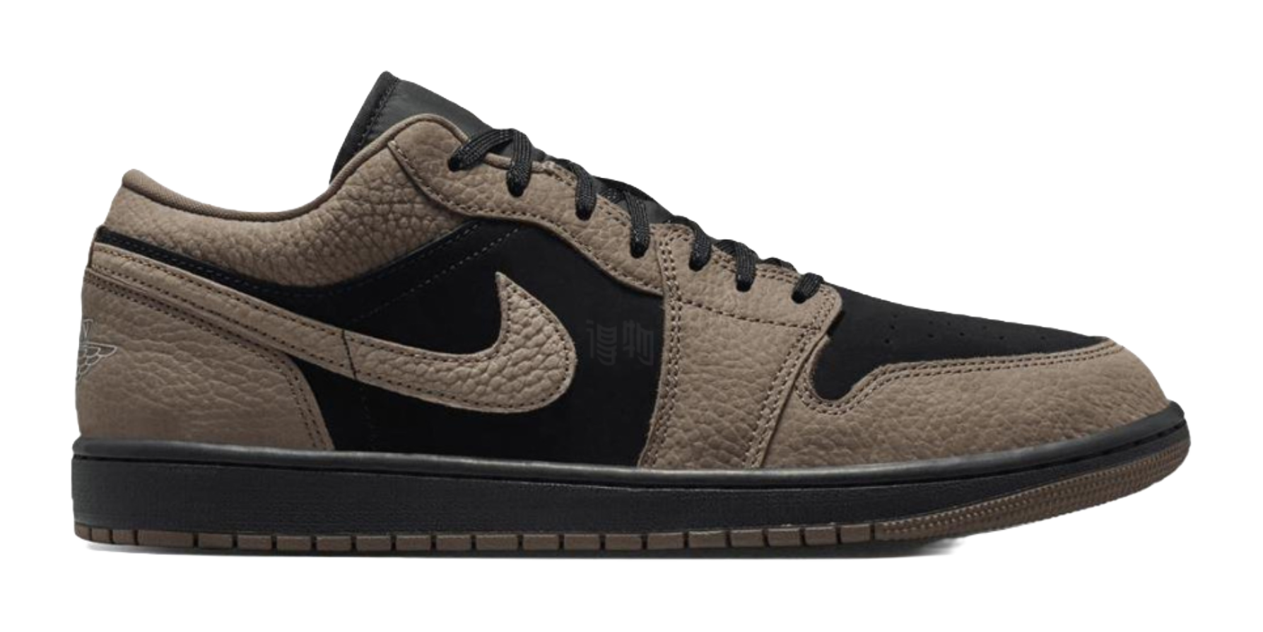 Jordan Air Jordan 1 Low top Vintage Basketball Shoes Unisex Brown Black  vjsneaker.com
