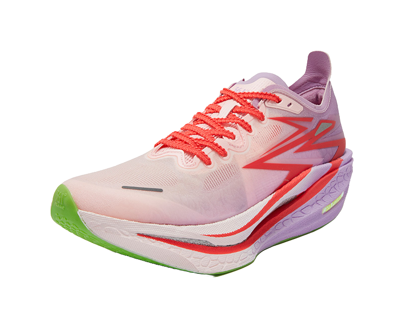 361° Flame 4 Running Shoes Unisex Low top Peach Heart Pink, Fluorescent Passionate Coral Pink 