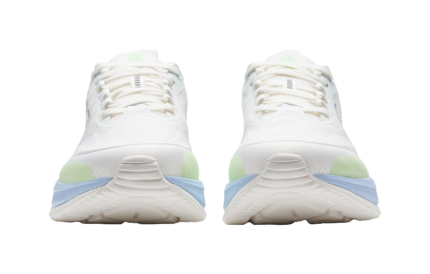 XTEP Cloud DC Cushioned Slip Resistant Abrasion Resistant Low Top Casual Running Shoes Men's Neon Pink Green 